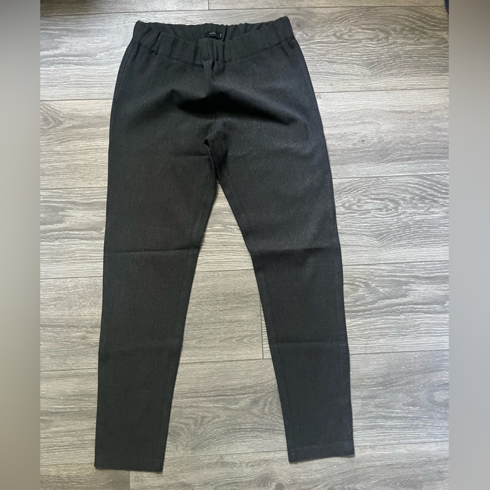 Joseph Charcoal Gray Viscose Cotton Career Casual Pull On Leggings Pants Size L